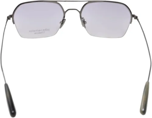 Vista 3 de John Varvatos Gafas de sol V173 V173 Gunmetal Fashion Pilot para hombre 2087in Gris plomizo Lens-53 Bridge-18 Temple-145