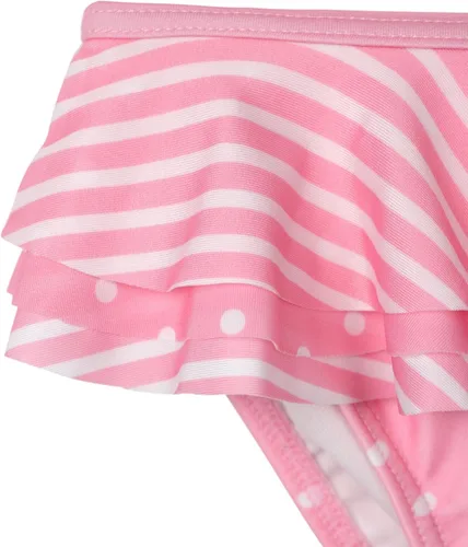 Vista 5 de Disney Minnie Mouse - Conjunto de traje de baño con camiseta de neopreno y parte inferior de bikini, tallas de recién nacido a niño grande
