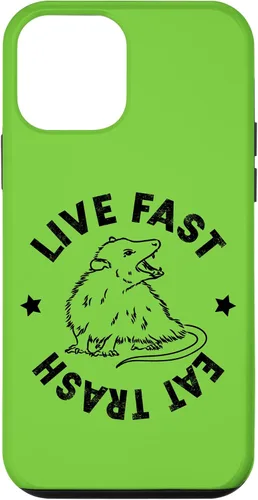 Vista 16 de iPhone 16 Funny Live Fast Eat Trash Possum Lover Case