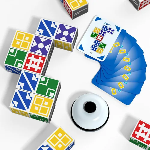 Vista 8 de BBnote Juego de Memoria Familiar para Niños y Adultos, Juegos de Mesa de Rompecabezas de Bloques para Niños de 6-8 y 8-12 años, Rompecabezas