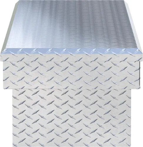 Vista 8 de UWS EC10561 Caja de herramientas para camiones de aluminio de pared gruesa de 72 pulgadas, tapa RigidCore