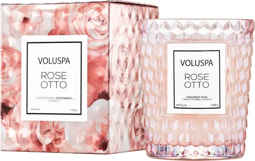 Vista 4 de Voluspa Vasos de color rosa, mini vela de macarrón, 1.8 onzas, tiempo de combustión de 15 horas, cera de coco para combustión limpia, hecha a mano