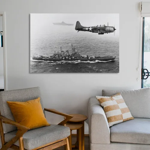 Vista 6 de Batalla de Tarawa Aviones Militares de la Segunda Guerra Mundial, cuadro en blanco y negro, vintage, de la Marina de los Estados Unidos, Aviación Ar