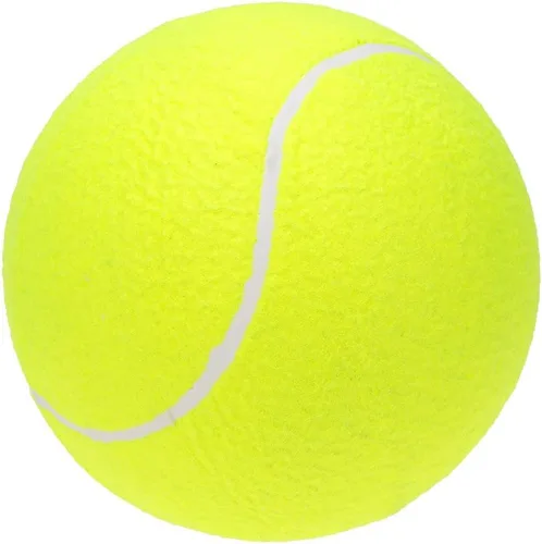 Vista 10 de LIXADA Pelota de tenis gigante de gran tamaño de 9.5 pulgadas para niños y adultos, diversión de mascotas (enviada desinflada)
