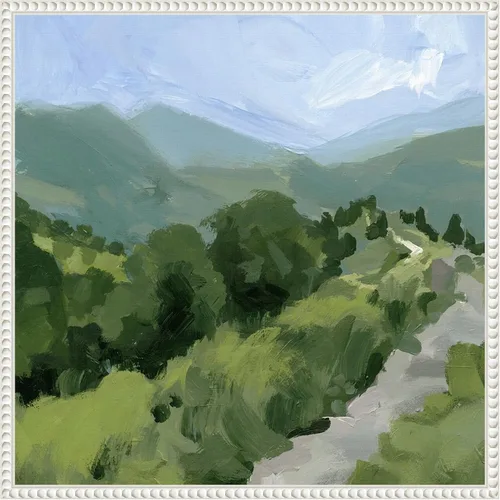 Vista 19 de Amanti Art Lienzo enmarcado para pared, camino forrado de árbol I de 16 x 16 pulgadas, por Victoria Barnes, lienzo enmarcado para pared, obras