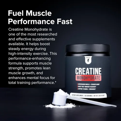 Vista 8 de InnoSupps Polvo de monohidrato de creatina, polvo de creatina micronizada pura para fuerza, crecimiento muscular y recuperación, de confianza