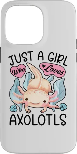 Vista 21 de Just A Girl Who Loves Axolotls Axolotl Lovers Funny Kawaii Case for iPhone 16