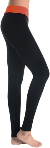 Vista 2 de BASICO Leggings de algodón y elastano para mujer, para yoga, entrenamiento, descanso