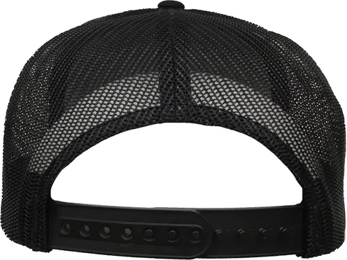 Vista 3 de México JGL El Chapo Guzman 2 Logos Sombrero de malla negra Snapback, Negro