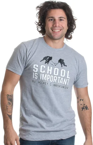 Vista 3 de School is Important but Sports is Importanter Funny Sports T-Shirt for Men or Women