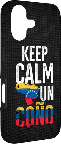 Vista 3 de Funda para iPhone 17 con diseño de bandera de Venezuela Pride Venezuela Girl Boy Flag Keep Calm Un Cono
