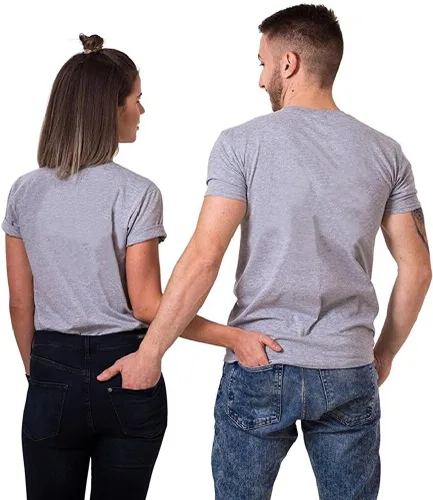 Vista 5 de Camiseta de pareja para él y ella, camiseta divertida para pareja Better&Half Summer 1 pieza