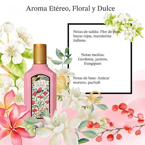Vista 4 de Gucci Flora Gorgeous Gardenia Perfume para mujer EDP Mini Splash Top 0.16 fl oz