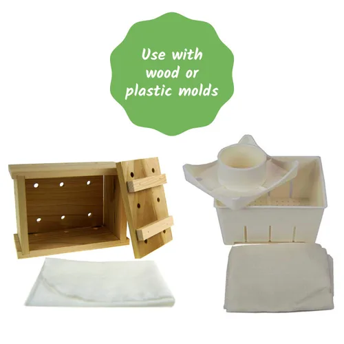 Vista 3 de Handy Pantry Estopilla extra para hacer tofu 100% algodón fino 14" por 20