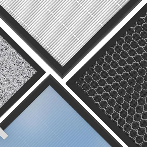 Vista 6 de 2 juegos de filtros de repuesto HSP001 H13 True Hepa, compatibles con purificador de aire HATHASPACE, 4 en 2, filtro HEPA True H13 con prefiltro