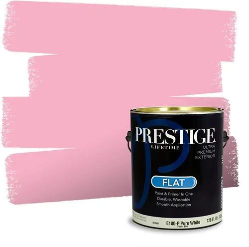 Vista 561 de Prestige Paints Pintura exterior e imprimación en uno, 1 galón, plano, coincidencia comparable de Valspar* Amber Rose*