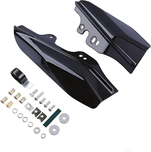 Vista 8 de Deflectores de aire de marco medio compatibles con Harley Touring Electra Street Glide Road King 2001-2008, kit de moldura de escudo térmico