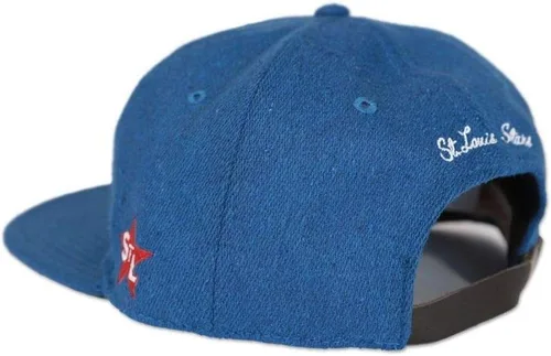 Vista 2 de NLBM Negro League Heritage Gorra de lana St. Louis Stars, Azul Real