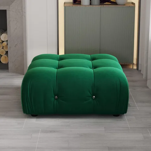 Vista 13 de WJShome Sofá modular modular de 103.95 pulgadas, sofá convertible de terciopelo de 3 plazas minimalista para sala de estar, sofá moderno y grande