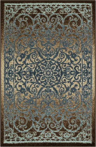 Vista 40 de Maples Rugs Pelham - Alfombra vintage para sala de estar y dormitorio [Hecha en EE.UU.]