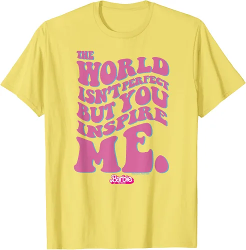 Vista 36 de Barbie Camiseta The Movie - You Inspire Me, Negro