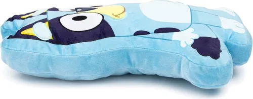 Vista 4 de Jay Franco - Almohada decorativa con forma de Bluey de poliéster - Almohada de felpa súper suave para niños - Mide 17 pulgadas