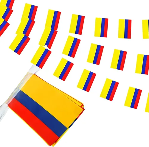 Vista 12 de Banderas de cuerda de 100 países, banderines internacionales, banderas del mundo para bares olímpicos, clubes deportivos, decoraciones escolares