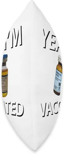 Vista 2 de Yeah i'm Vaccinated Trenbolone Funny Tren Gym Jim Bodybuilding Vacunated Treenbolone Funny Tren Lover Gym Jim - Almohada de tiro 16 x 16 pulgadas