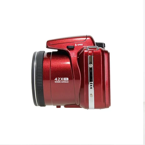 Vista 3 de Kodak PIXPRO AZ425 - Cámara digital para vlogging de 20 MP (rojo) zoom óptico 42X, paquete de lentes gran angular de 0.94 pulgadas con tarjeta