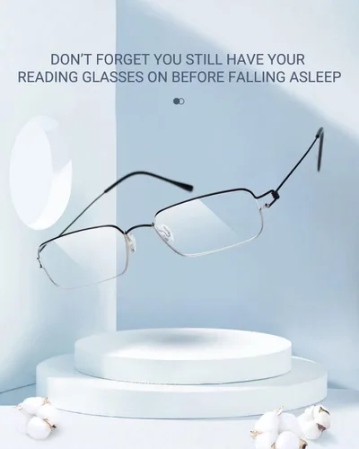 Vista 2 de TERAISE Ultra Light Reading Glasses Men Women Blue Light Blocking Readers Comfortable Screwless Computer Eyeglasses