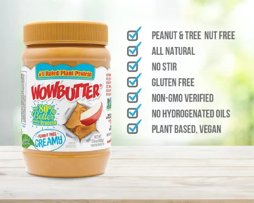 Vista 3 de WOWBUTTER Tarros cremosos naturales de 1.1 libras, 1 unidad, (paquete de 2)
