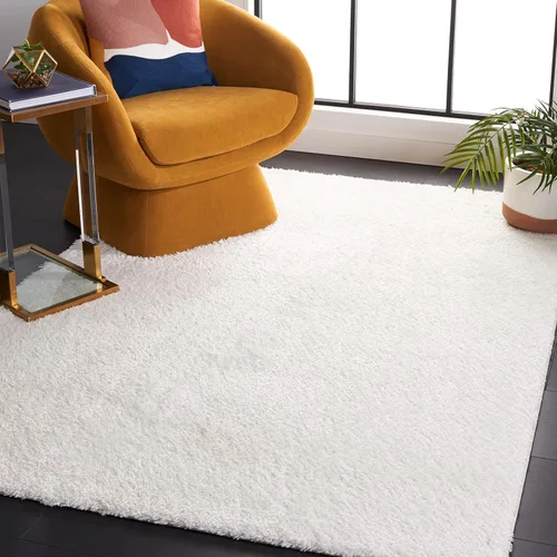 Vista 21 de SAFAVIEH Tahoe Shag Collection - Alfombra de área de 2 x 7 pies, color gris, diseño geométrico, felpa de 1.2 pulgadas de grosor, ideal para zonas
