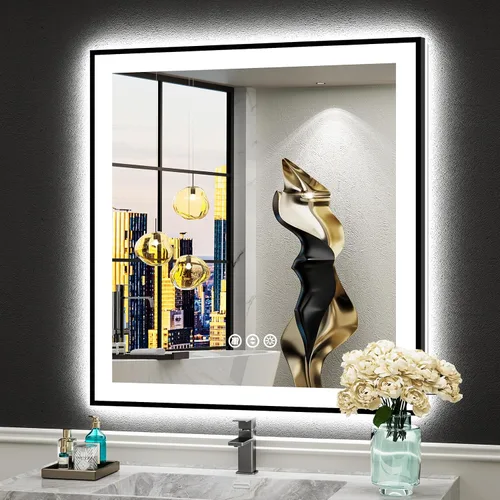 Vista 39 de 24x32 LED Bathroom Mirror, Backlit & Front Lit Lighted Mirror Retroiluminado+luz frontal