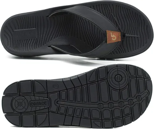 Vista 4 de COFACE Chanclas deportivas para hombre-Casual-Comfort-Sandalias-Con Soporte de Arco-Exterior-Playa-Talla 713