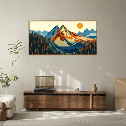 Vista 207 de FWIEXA Juego de Arte de Lienzo Bohemio Enmarcado para Pared, Cuadros Botánicos Verde Salvia Decoración de Pared, Impresiones de Arte de Plantas