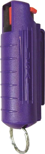 Vista 2 de Zap 1/2 oz. Spray de pimienta con estuche rígido y llavero