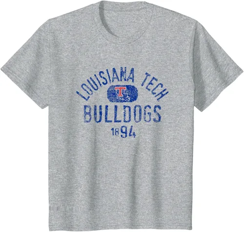 Vista 10 de Louisiana Tech Bulldogs Vintage 1894 - Camiseta con licencia