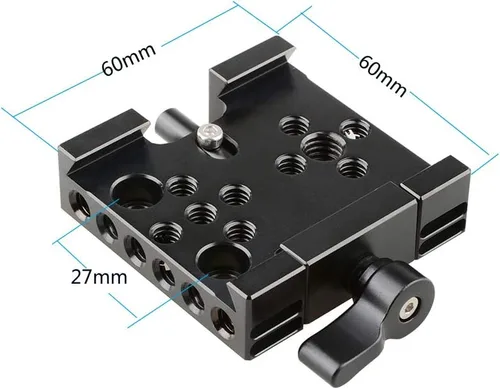 Vista 2 de CAMVATE Placa base de liberación rápida compatible con trípode Manfrotto 577/501 - 2406