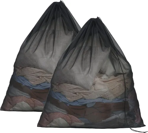 Vista 9 de OTraki Bolsas de lavandería de malla de 20 x 24 pulgadas, paquete de 2