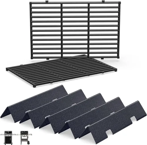 Vista 27 de QuliMetal Piezas de repuesto para parrillas Weber Genesis 300 Series, E310, S310, E320, E330, S330, EP310, EP320, EP330 Series con control frontal
