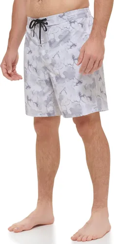Vista 2 de Calvin Klein Men's Standard Uv Protected Quick Dry Graphic Print Swim Trunk