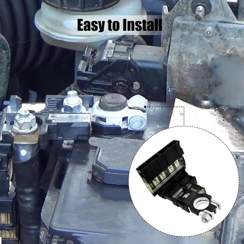Vista 6 de Fusible fusible de batería con terminal de batería positivo para Nissan Sentra 2007-2012 Juke 2015 Fusible de enlace fusible con tuercas Reemplazar