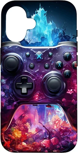 Vista 32 de Video Game Controller Gamer Funda para iPhone 17 para niños, adolescentes y hombres amantes