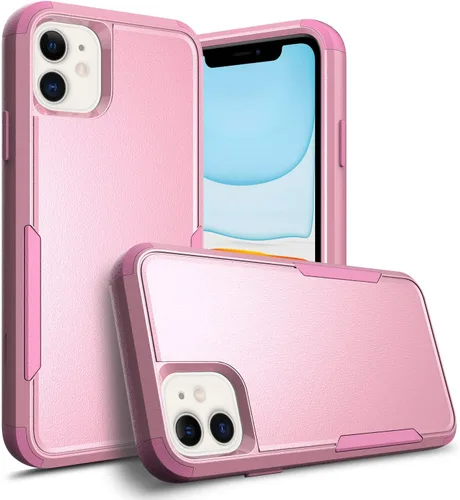Vista 10 de Compatible con Apple iPhone 11, funda resistente con funda protectora a prueba de golpes para iPhone 11