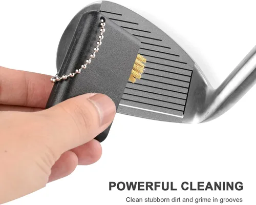 Vista 4 de 3 unids Golf Club Brush Pocket Golf Club Groove Cleaner 3 en 1 Sacapuntas de Golf retráctil Herramienta Limpiador Club Herramienta Portátil Pequeños