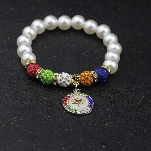 Vista 7 de Pulsera OES de la Orden de la Estrella del Este, pulsera de la hermandad de mujeres y niñas