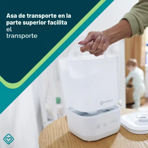 Vista 7 de Safety 1st Humidificador de llenado superior de niebla fría, color blanco