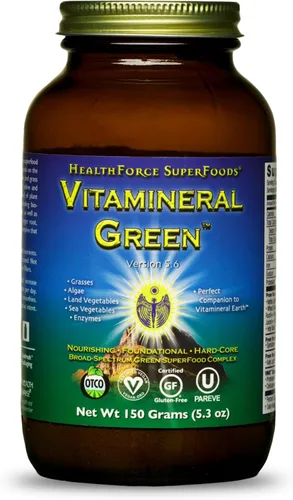 Vista 10 de HEALTHFORCE SUPERFOODS Vitamineral Green - Suplemento mineral para el apoyo inmunológico y de la tiroides - Suplemento en polvo verde