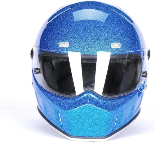 Vista 11 de CRG - Casco de motocross de cara completa para motocicleta de calle, de fibra de vidrio, certificado por DOT, casco de tamaño extra grande Negro