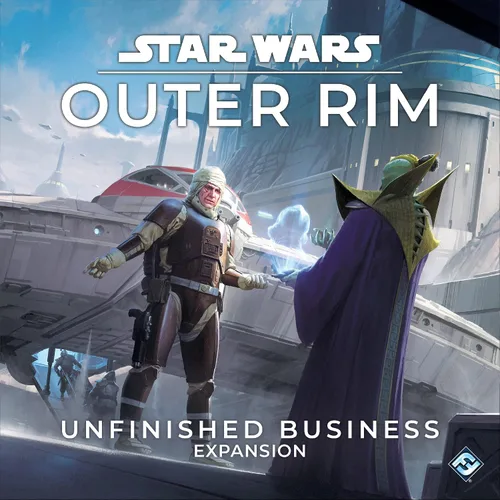 Vista 2 de Asmodee Star Wars: Outer Rim - Expansión Negocios Pendientes - Juego de estrategia, juego de aventura para niños y adultos, mayores de 14 años, 1-4